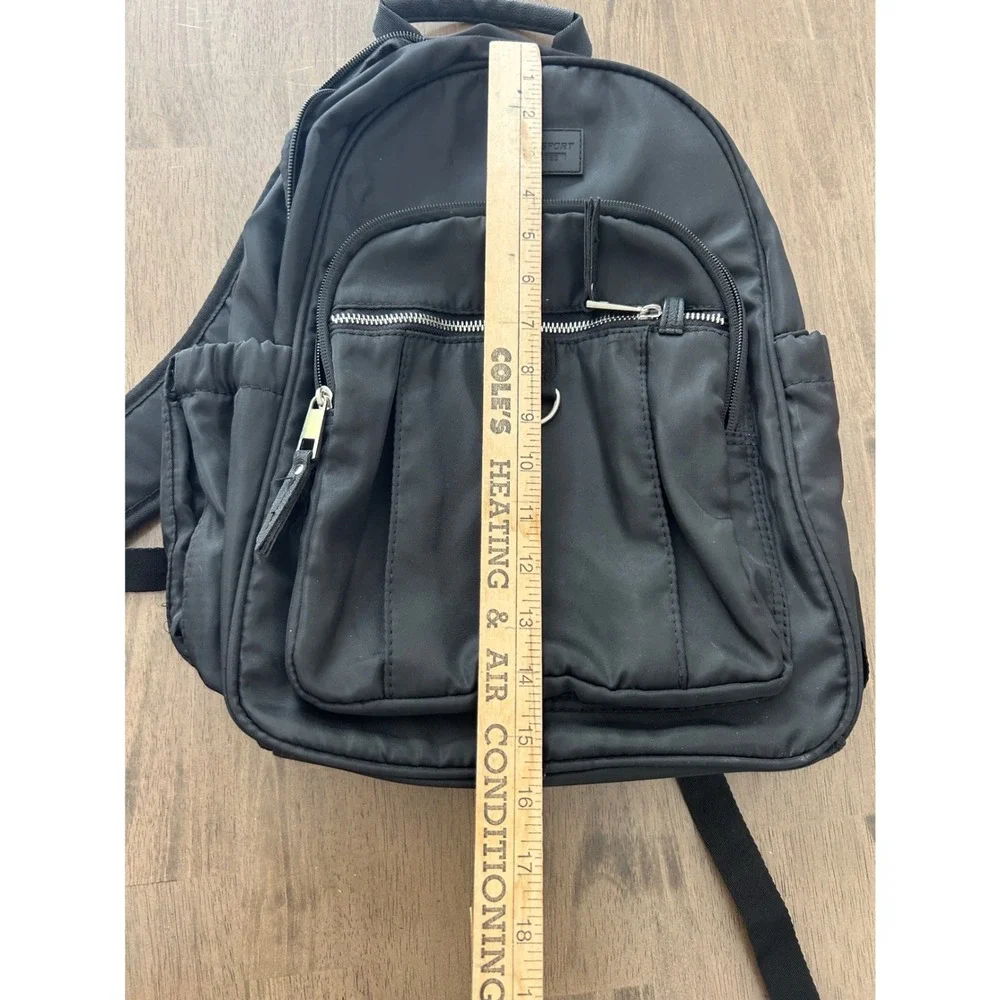 Eastsport Limited Black Polyester Backpack Multi Pocket School Bag 11160W0
